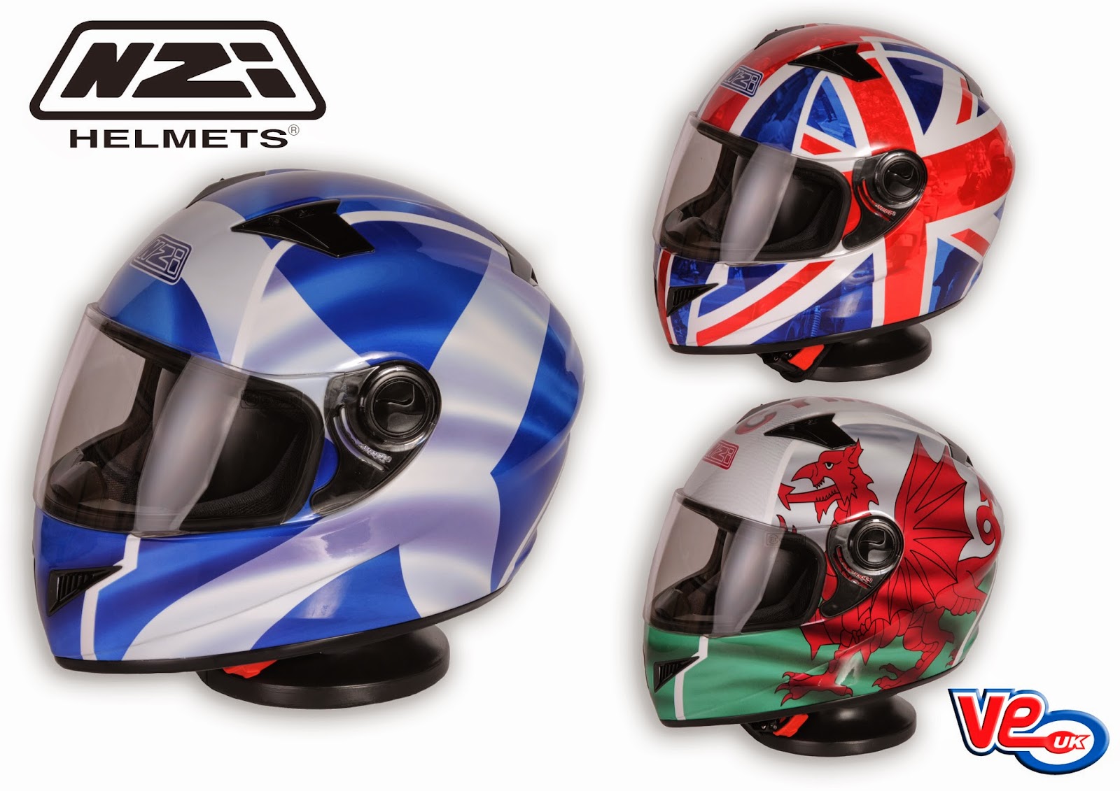 VE Scooter Spares NEW NZI Must 3D Helmets VE Exclusive Designs