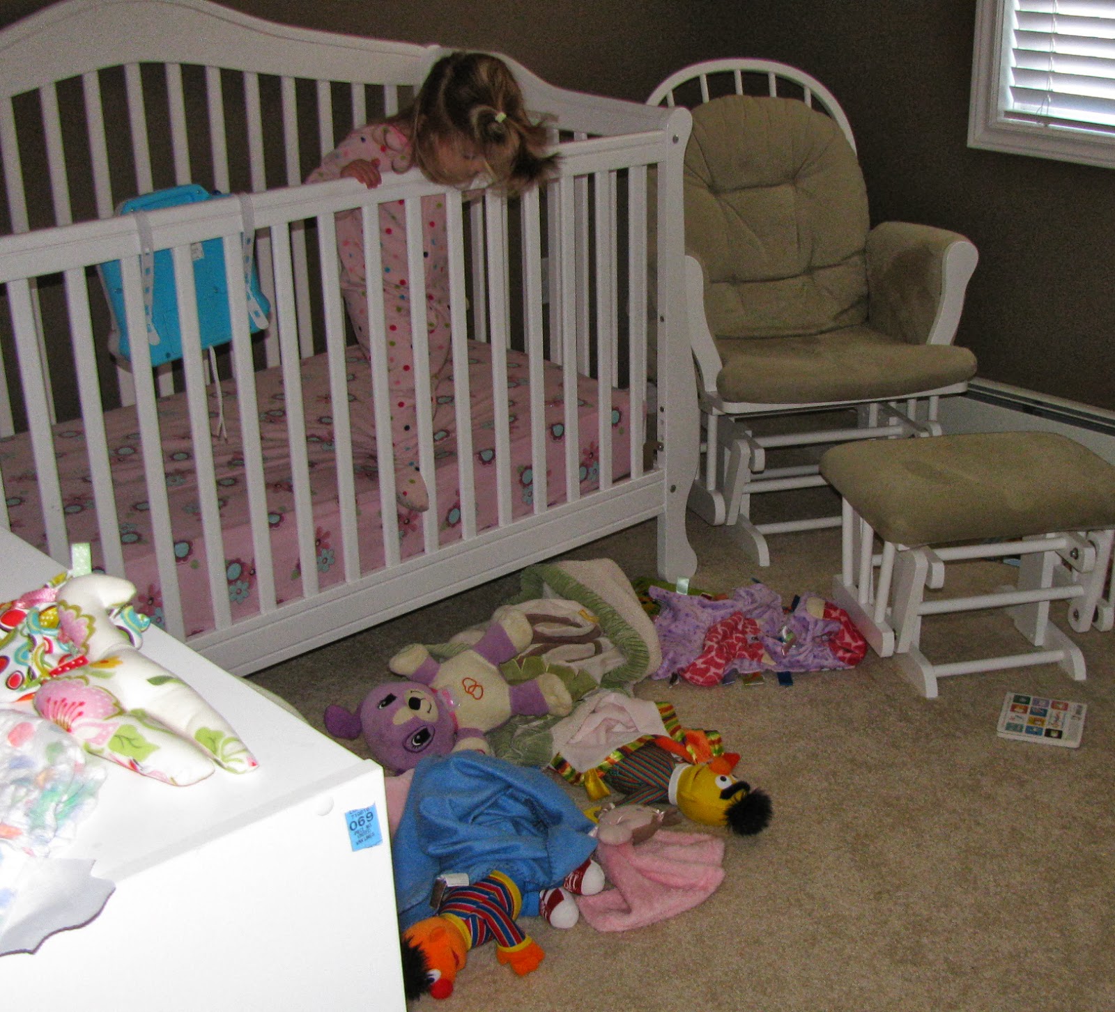 See Piper Cee and Elliotte P Backwards Crib