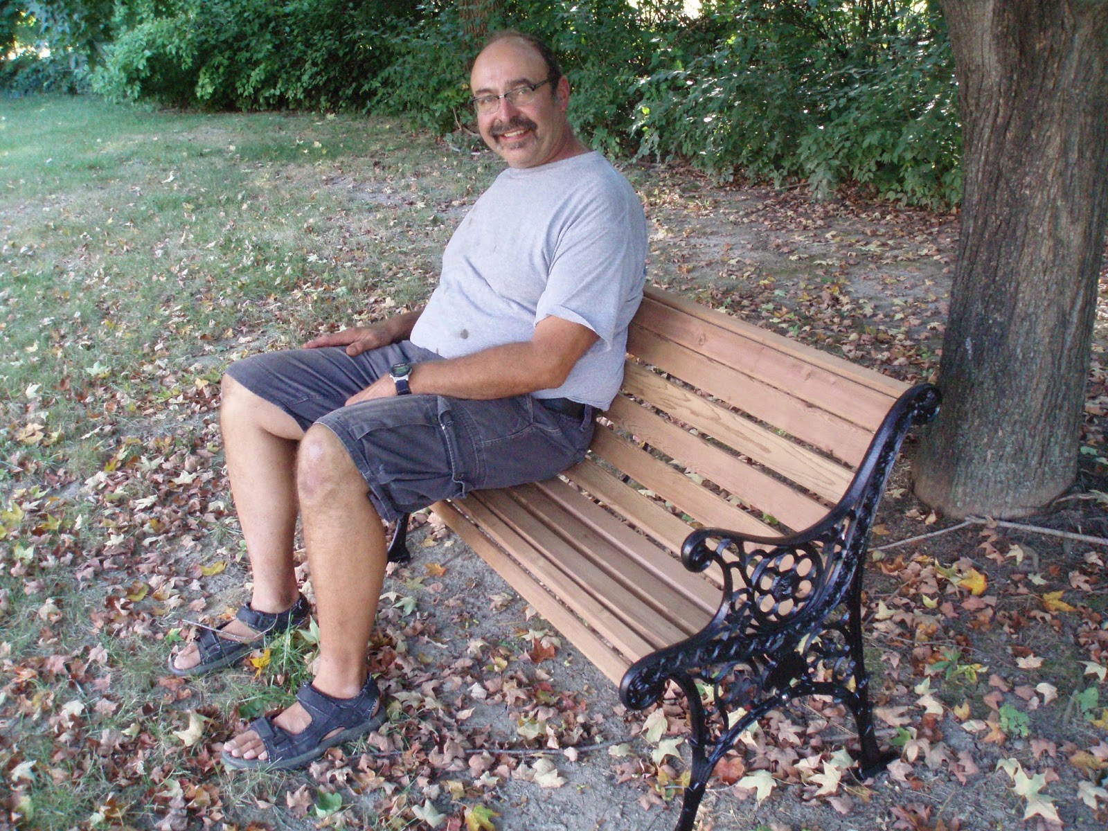 A New Chapter DIY Restoring a park bench