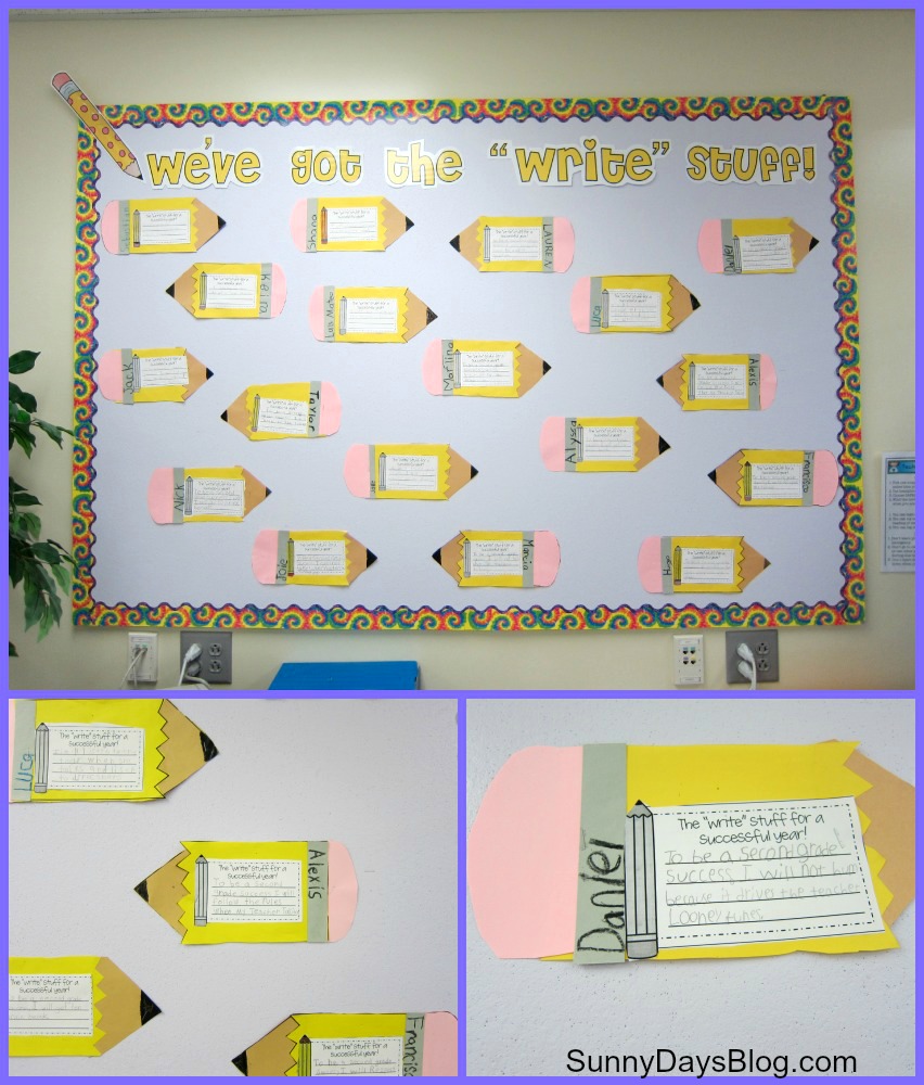 pencil board Bulletin Boards Pinterest