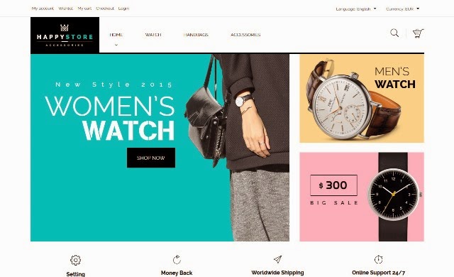 HappyStore - Responsive Prestashop Theme