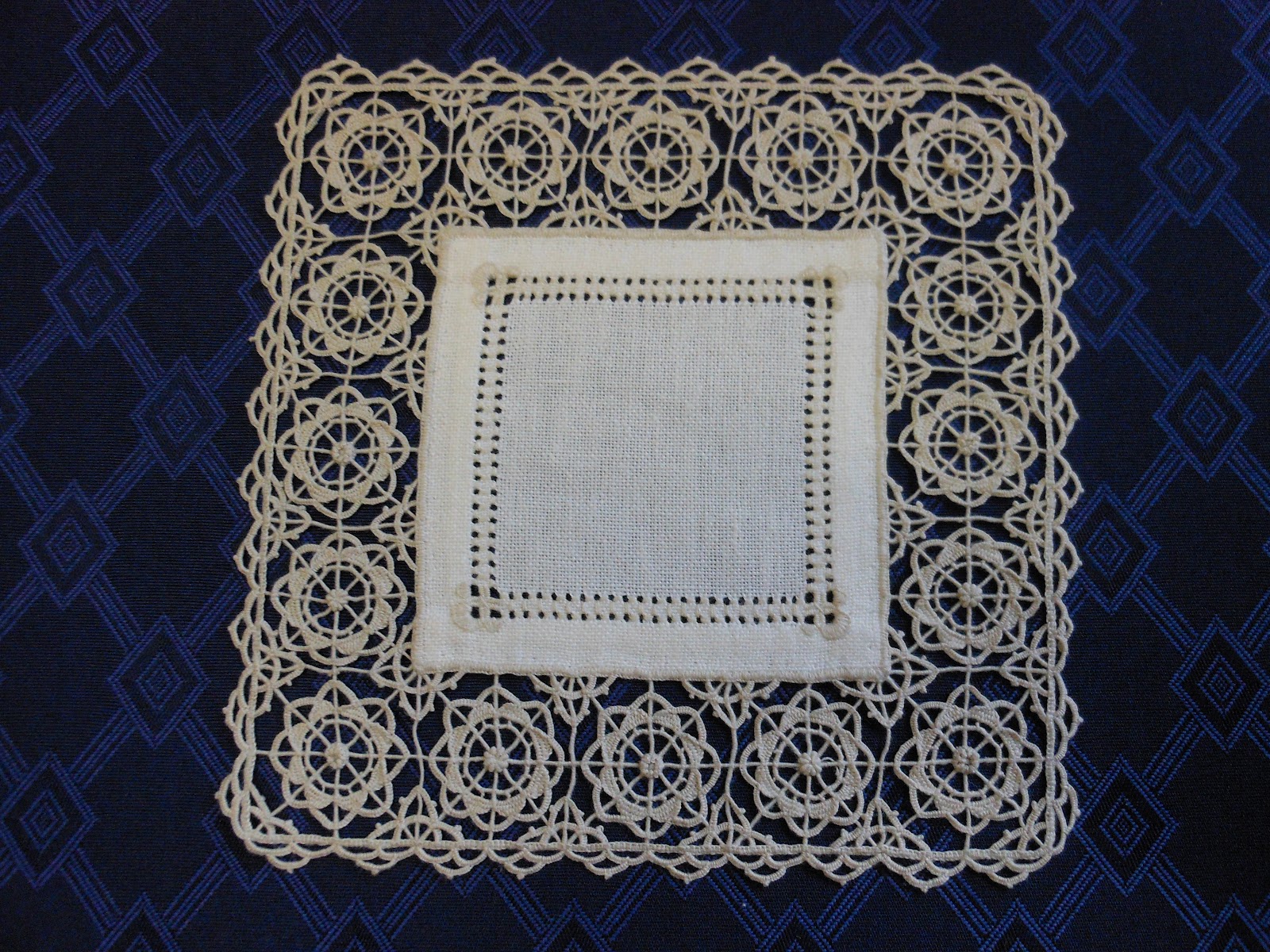 The Ruskin Lace Reference Blog Karen Quickfall's Lace Mat