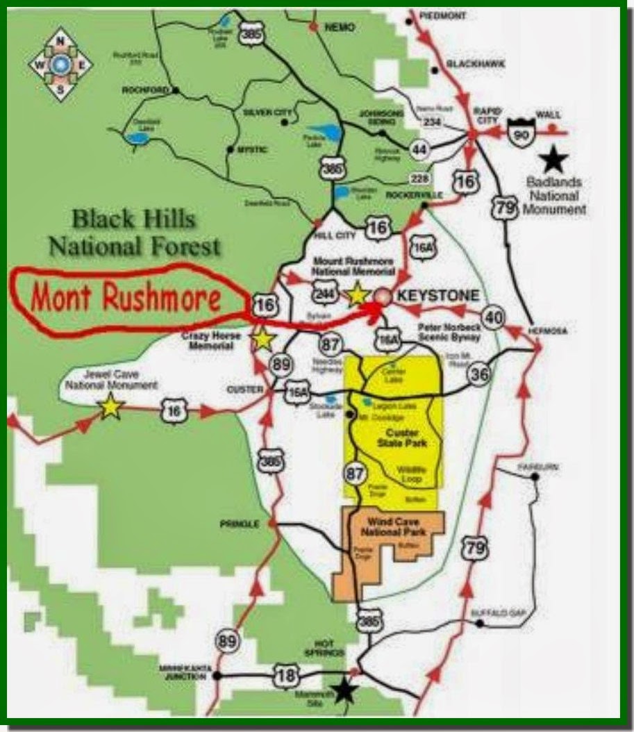 Cannelle de la Colombe d' Or ! Mont Rushmore USA