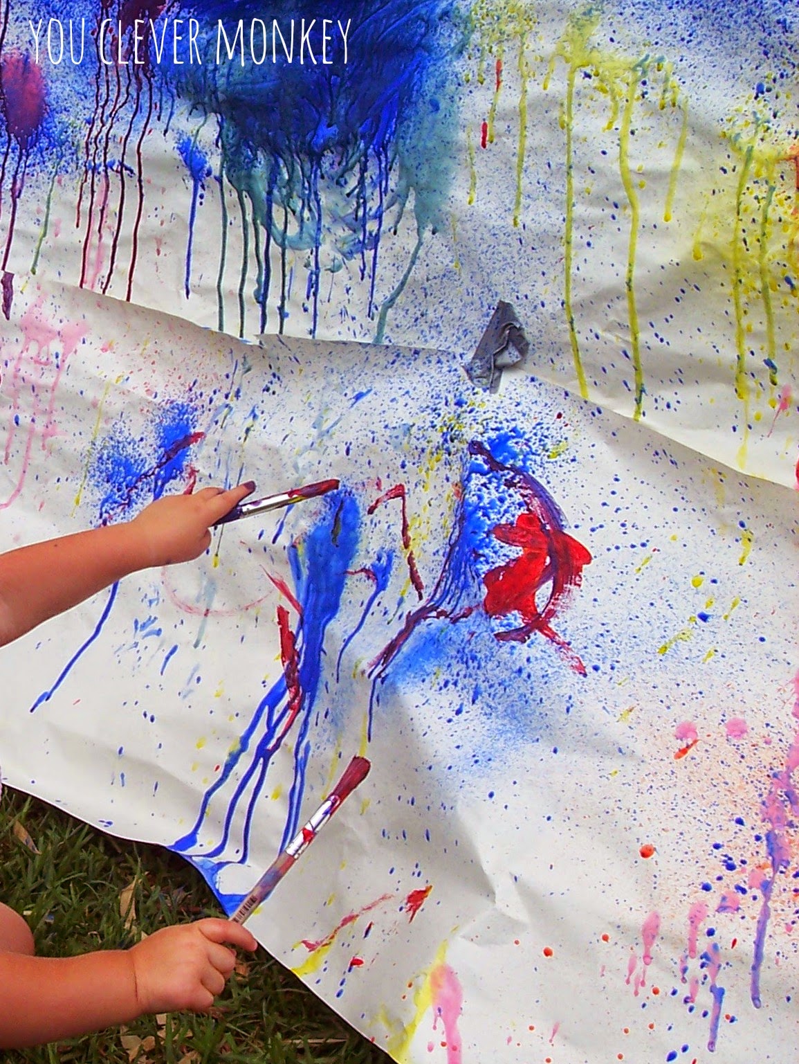 BIG Art 15+ Ideas for BIG Art Projects you clever monkey