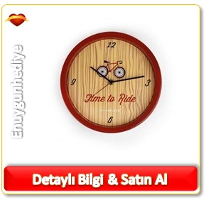 Bisiklet Duvar Saati İlginç Duvar Saatleri