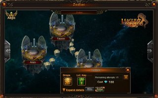 league of Angels the Zodiac