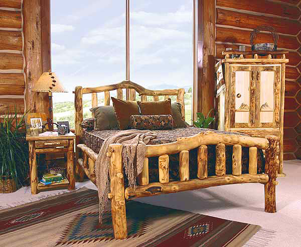 Спальня з меблями у сільському стилі