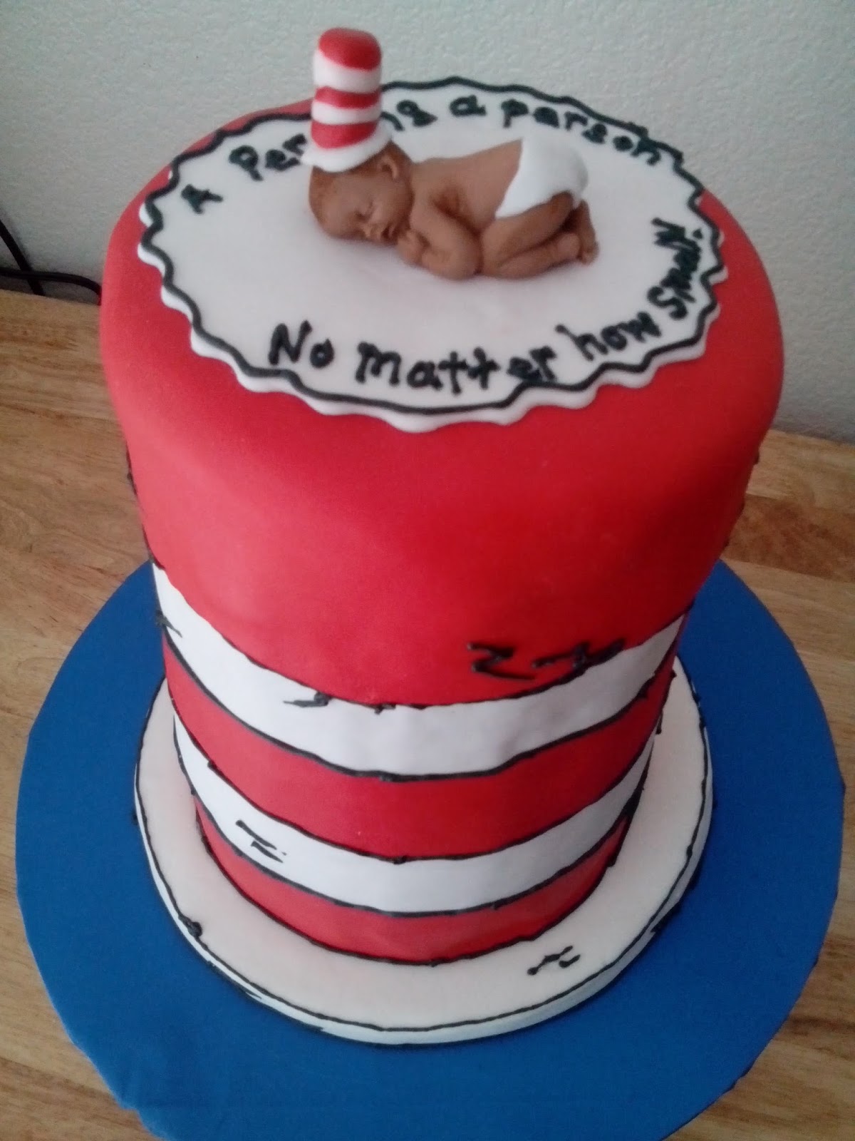 My Cake Hobby: Dr. Seuss Baby Shower Cake