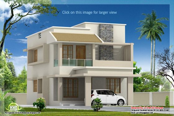 Modern villa with cost
