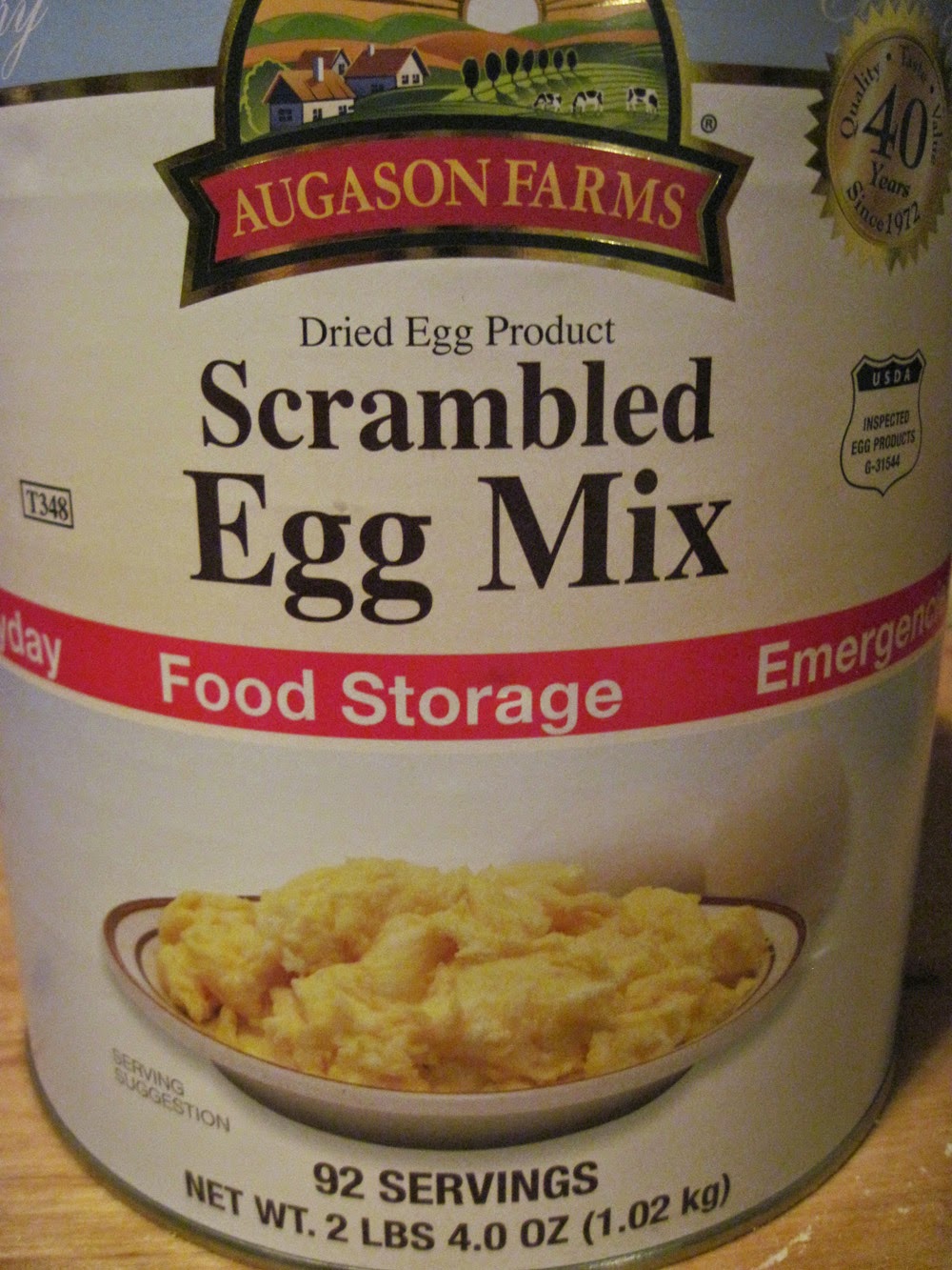 A Slice of Texas blog DEHYDRATED SCRAMBLED EGGS AUGASON FARMS REVIEW