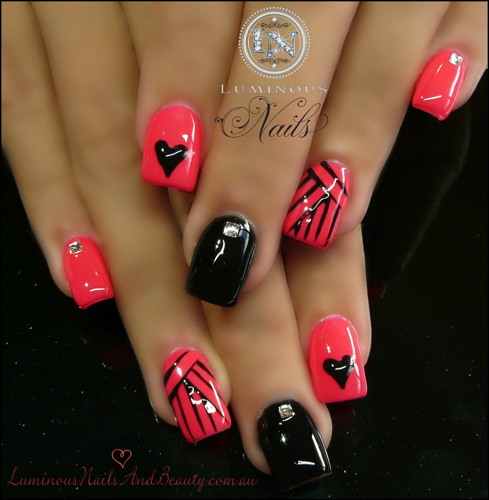 Bow nail designs pink Bow nail designs pink