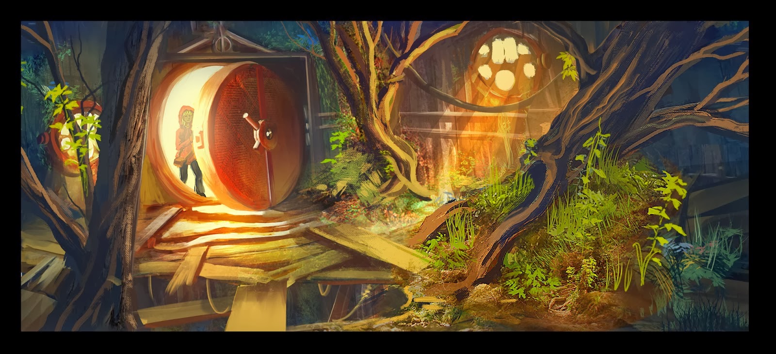 Jessica Lois Smith Enchanted Wood Illustration (Personal Project)