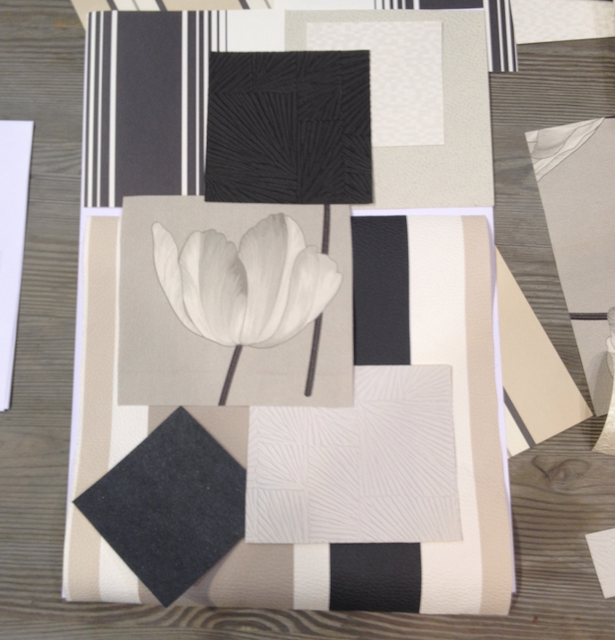 Papier vinyle lourd effet planche écru CASTORAMA