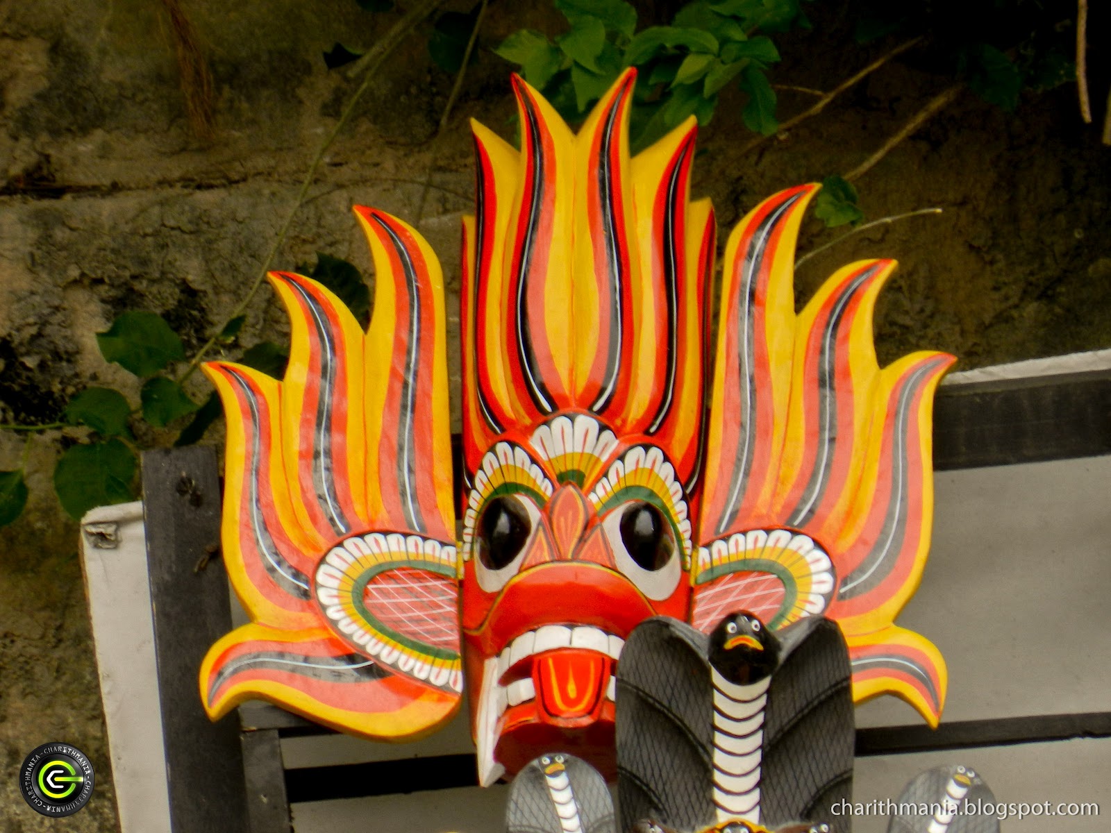 CharithMania: Wooden Devil Masks & Arts of Sri Lanka From Kandy