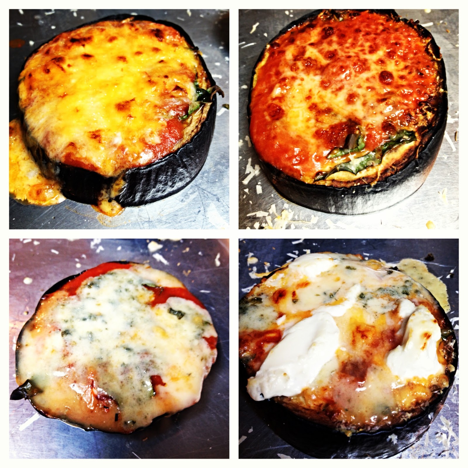 Little Cook in the Big City Eggplant Pizzas