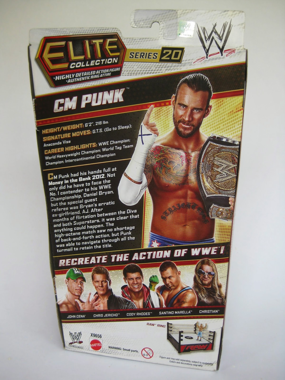 deSMOnd Collection WWE "CM Punk" Mattel Elite Series 20