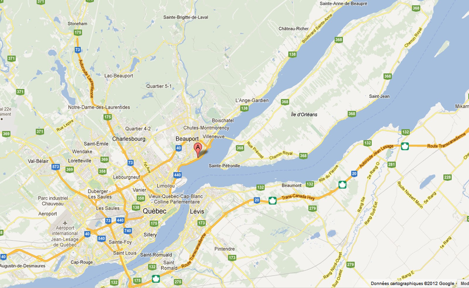 Sur un érable perchés... Jour 1 du périple l'île d'Orléans