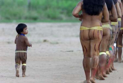 Casal de índios do Brasil (Fotos de autores desconhecidos)