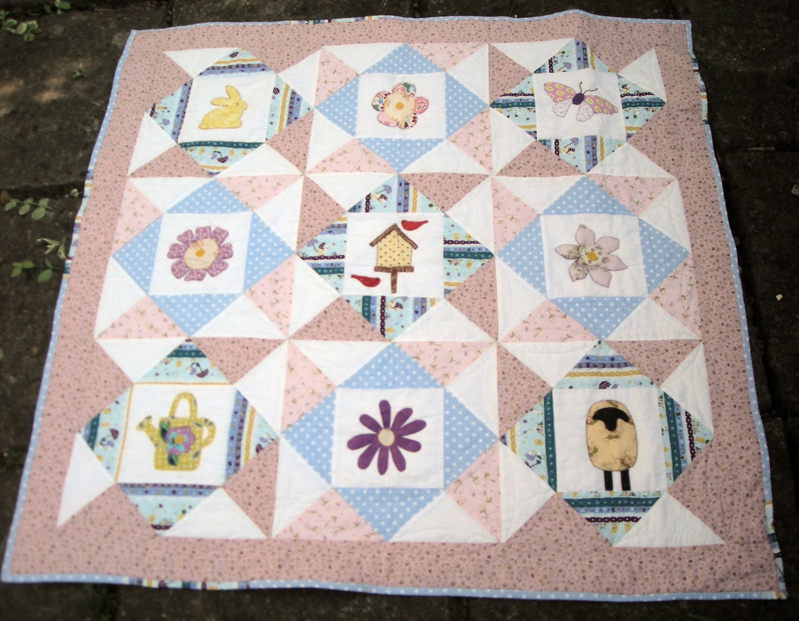 Amanda's Musings Christening quilt