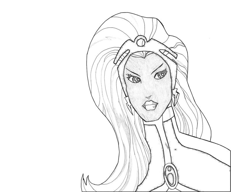 ororo-munroe-face-coloring-pages