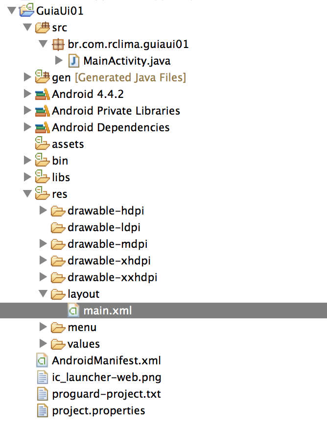 ToyDroid Guia da UI no Android match_parent, fill_parent, wrap