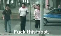 asians attacking pole