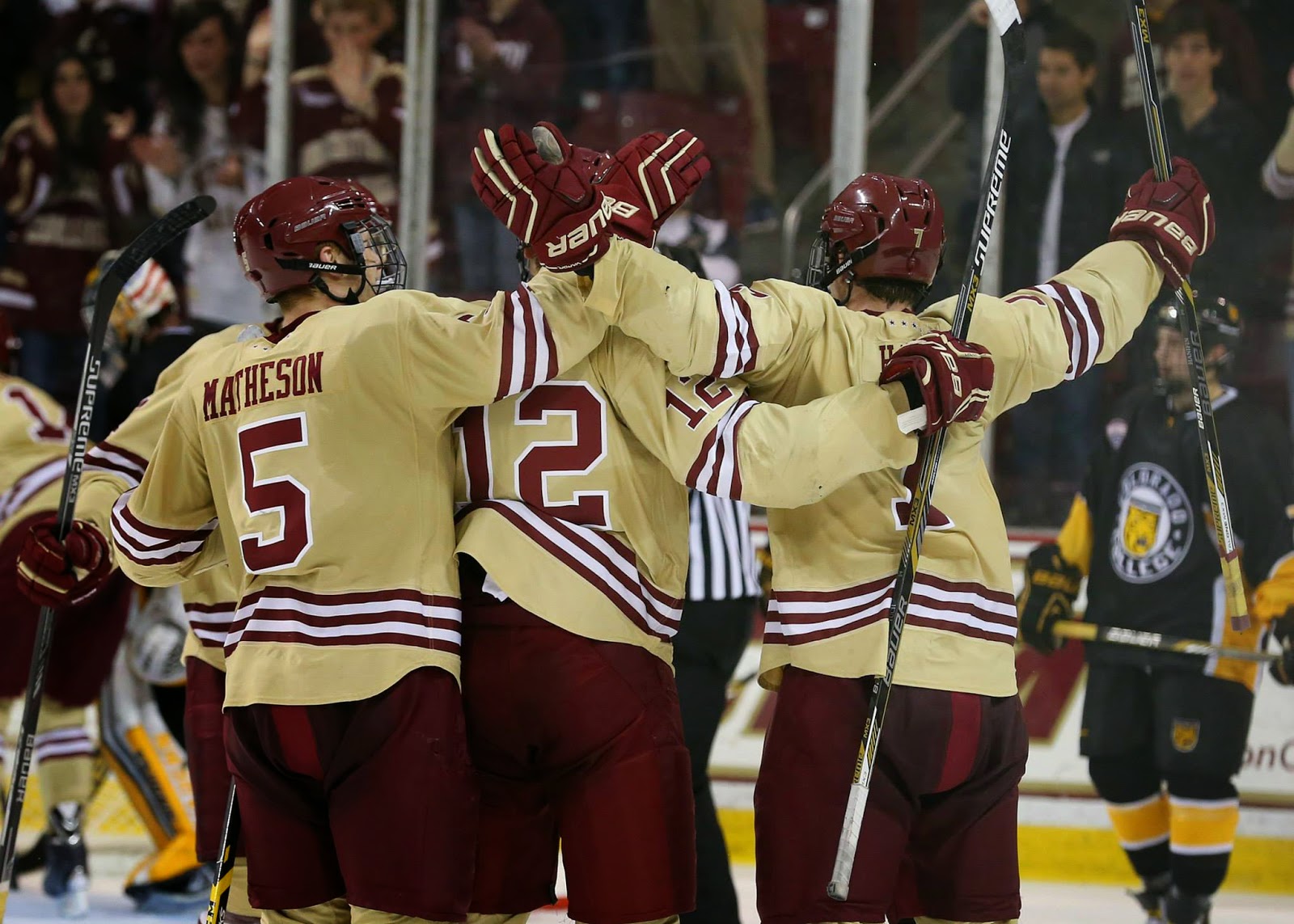 The Boston College Hockey Blog Penalty Kill Leads Eagles By Tigers