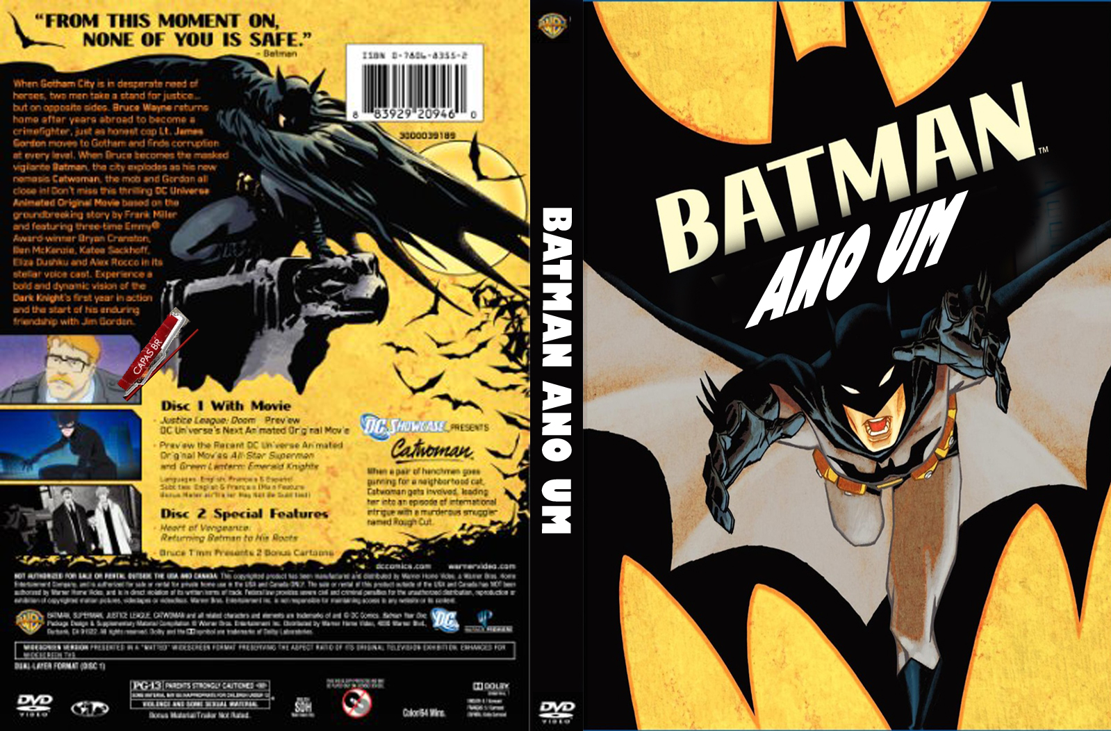 Capas Filmes Animacao Batman Ano Um Capas Filmes Animacao Batman Ano Um
