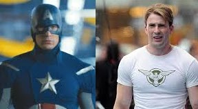 Captain America And Chris Evans Height Chris Evans and the real Captain America(Steve Rogers) height comparison.