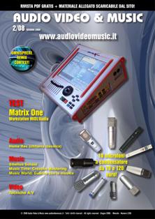 Audio Video & Music 2 - Giugno 2008 | TRUE PDF | Mensile | Professionisti | Audio Recording | Software | Hardware