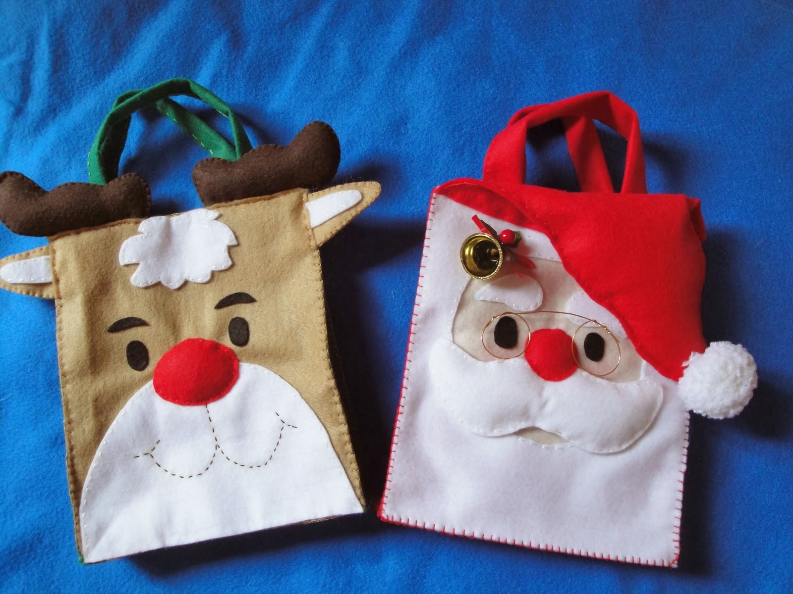 JARDIM COLORIDO DA TIA SUH: Lembrancinhas para o Natal - Sacolinhas