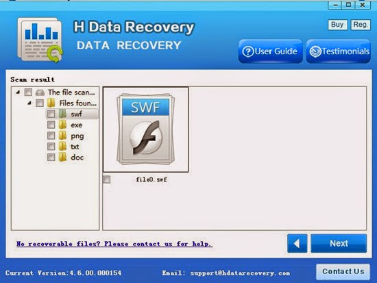 recover file deleted or formatted from usb flash drive step 2
