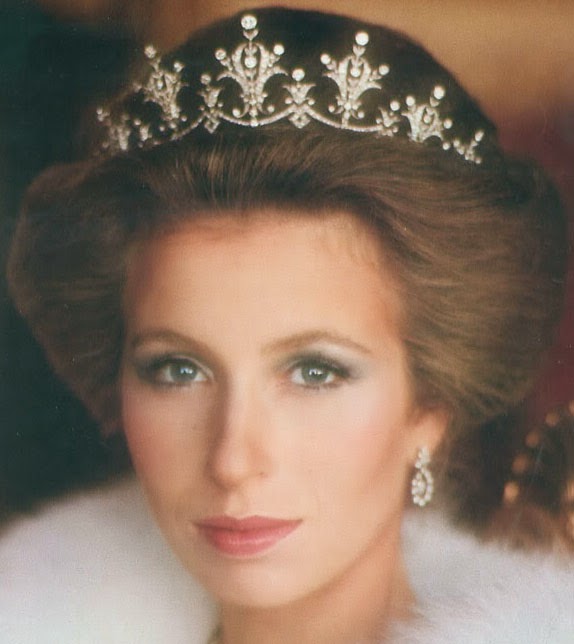 Tiara Mania Princess Anne of the United Kingdom's Diamond Festoon Tiara