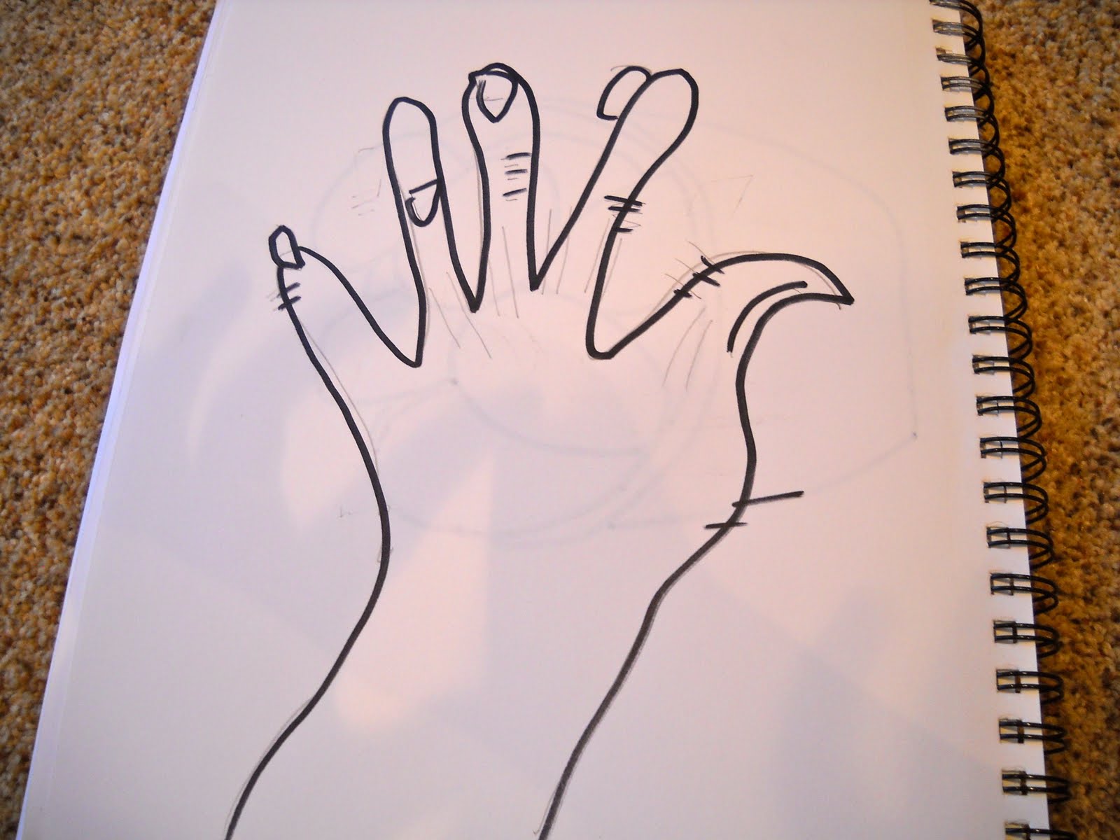 Blind Contour Line Drawing Hand : Kristen s art class blind contour drawings hand and