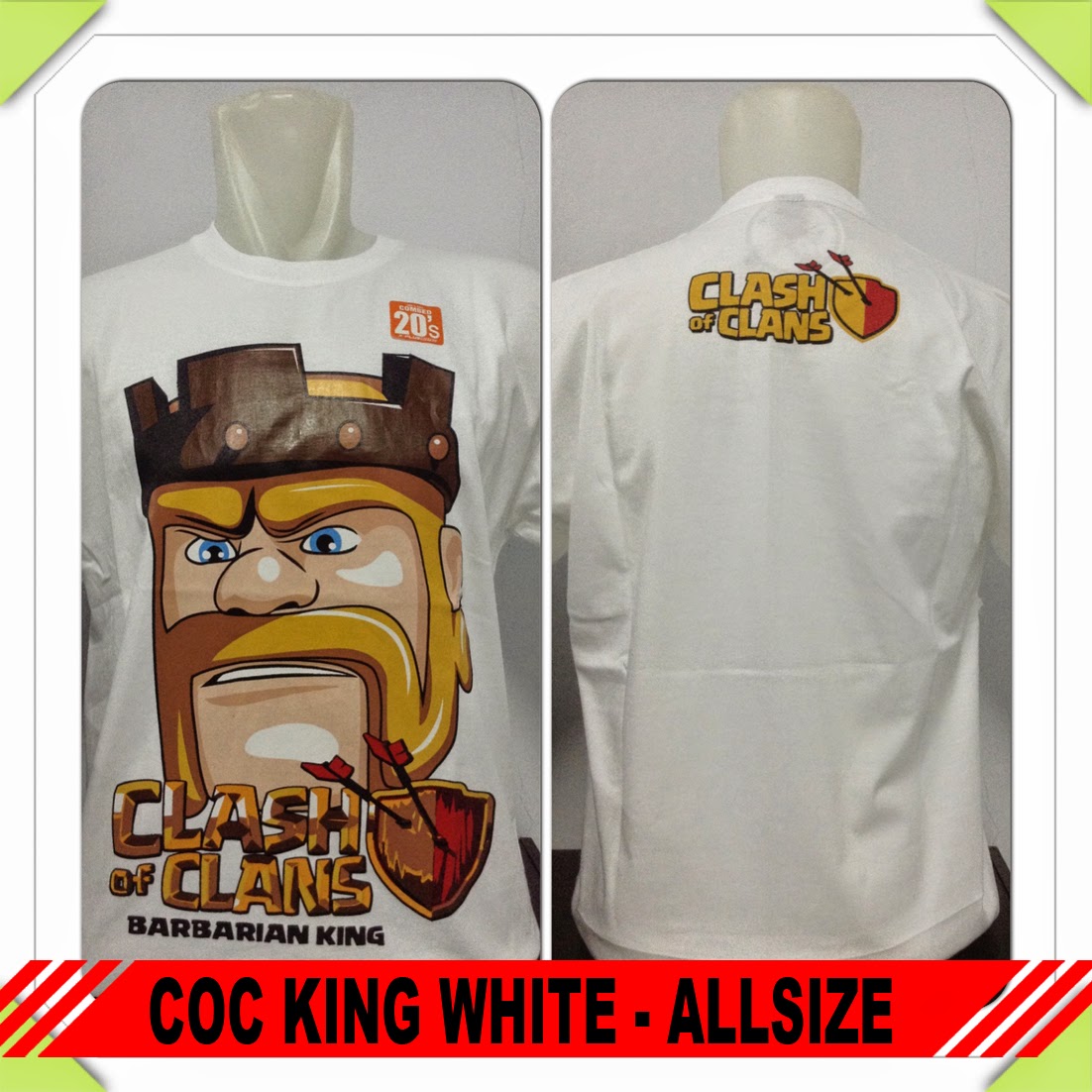 Baju COC Barbarian King Baju COC Barbarian King