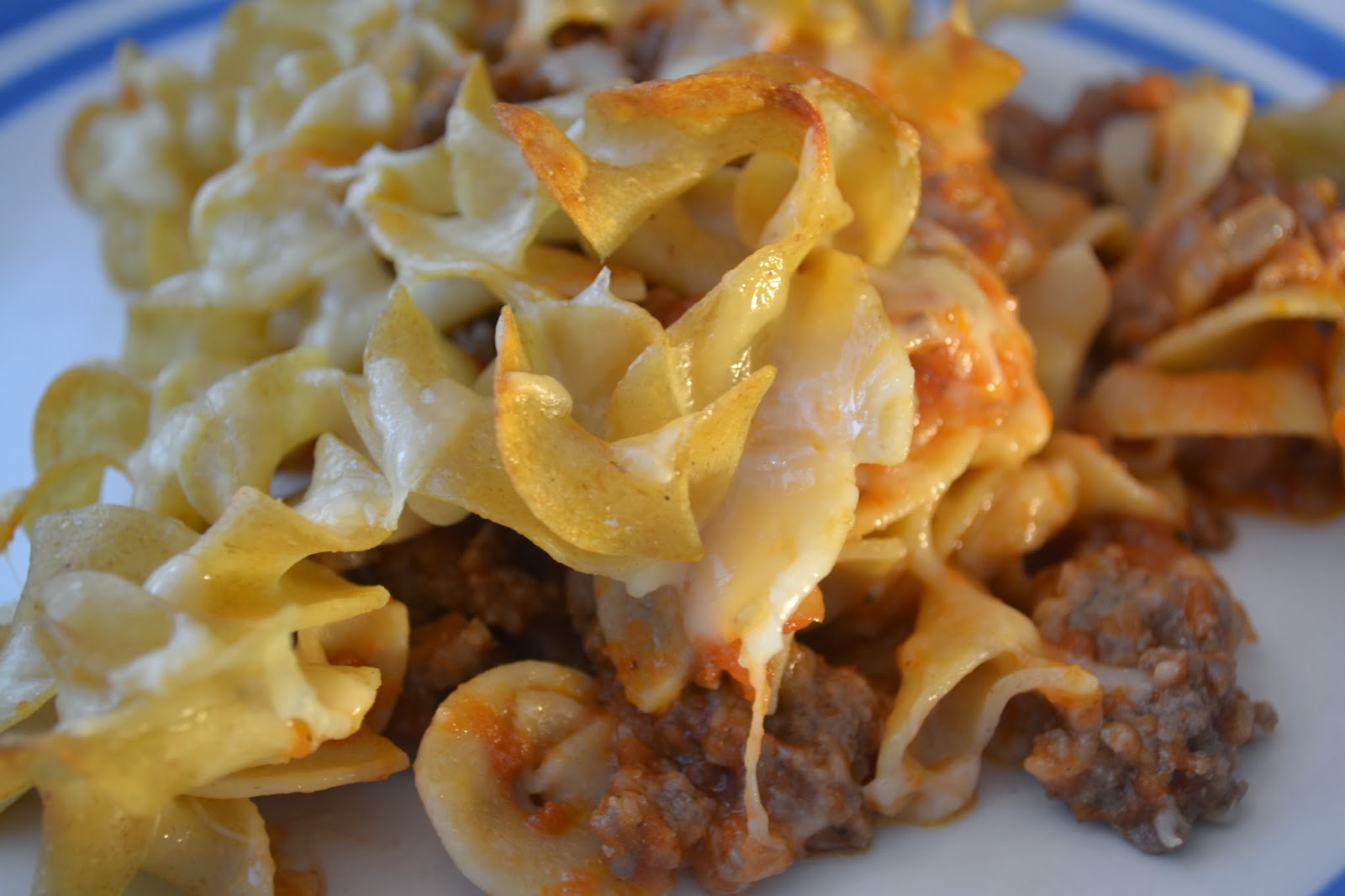 Swiss Cheese Noodle Bake