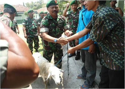 PENYERAHAN HEWAN QUR’BAN OLEH KORAMIL-13/SUKODONO