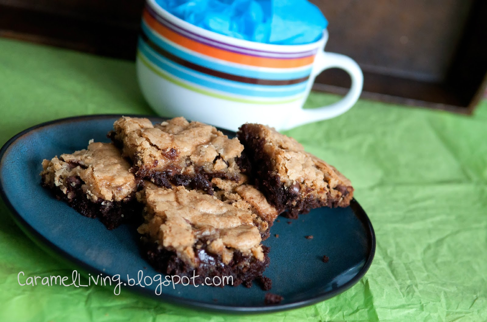 Caramel Living Cookie Caramel Brownies