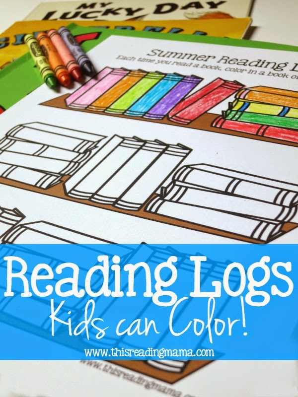 FREE Bookshelf Summer Reading Logs