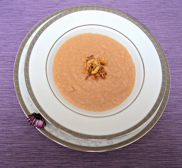 Crema De Zanahorias Moradas