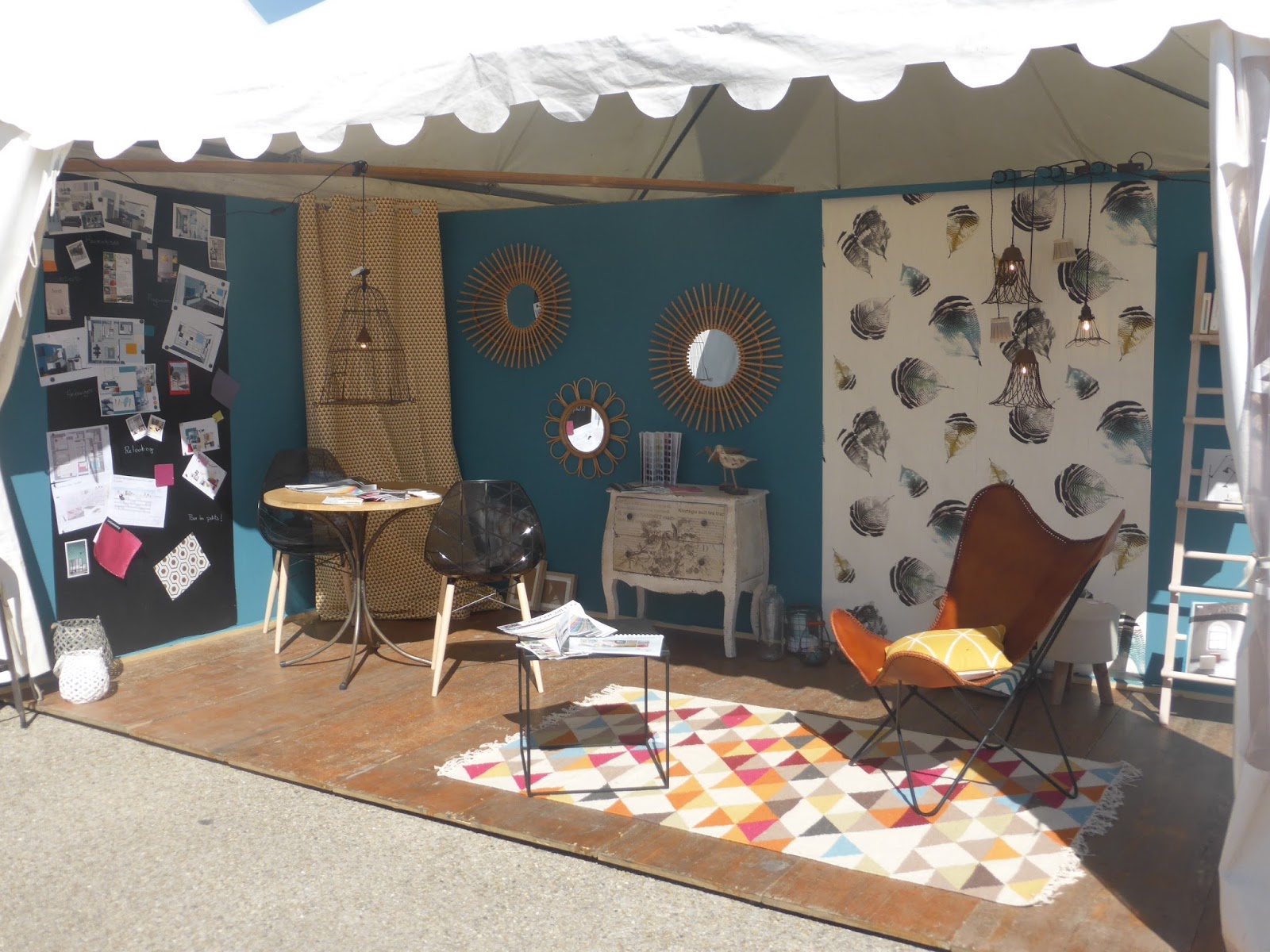Le blog d'alizarine déco: une décoration au mélange bleu canard ...