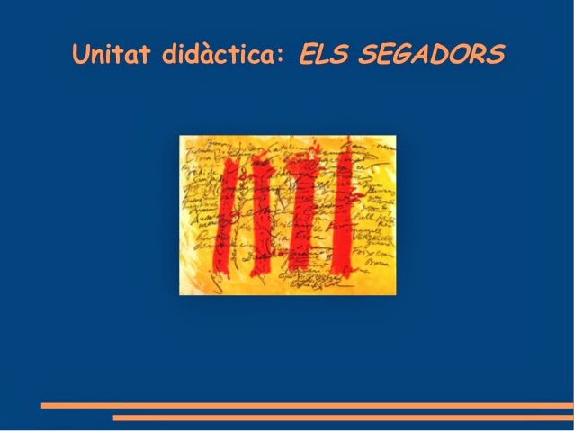 Unitat didàctica "Els Segadors".