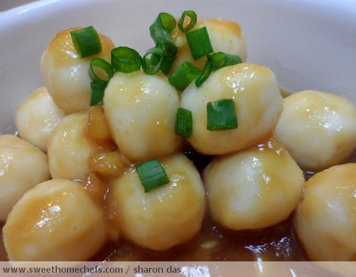 Sweet Home-Chefs: Fish Balls in Ginger Sauce
