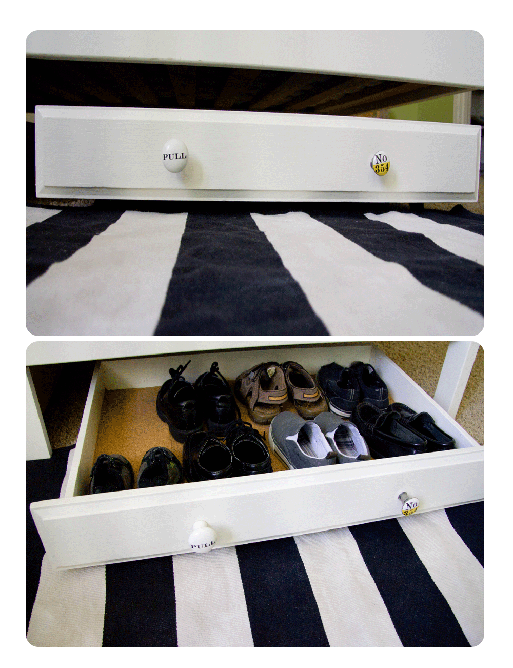 DIY Storage Under Bed