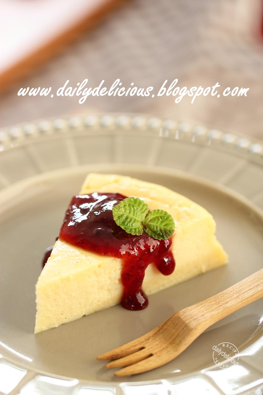 dailydelicious Yogurt cheesecake Less fat, and still delicious!