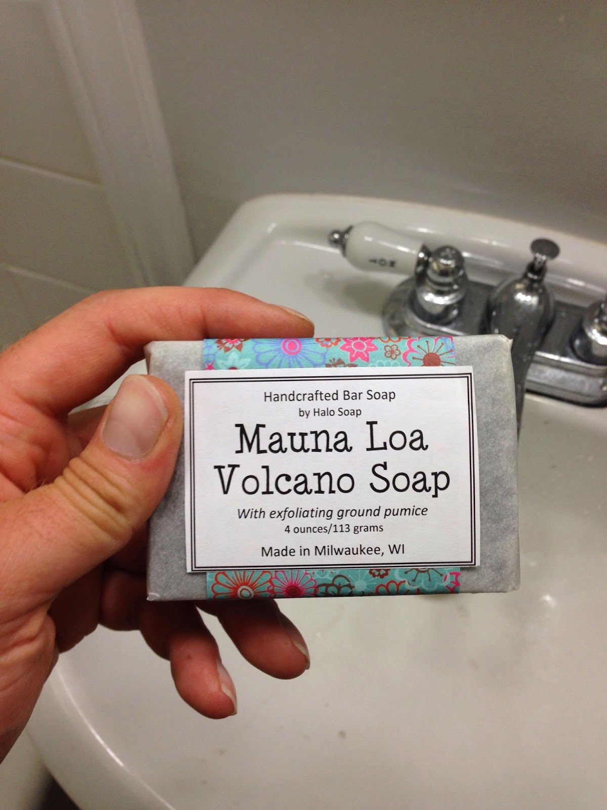 Halo Soap Product Review Mauna Loa Volcano Soap