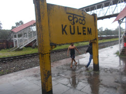 At 1720 hrs boarded the train "Shuttle Train" from Kulem to Madgao.