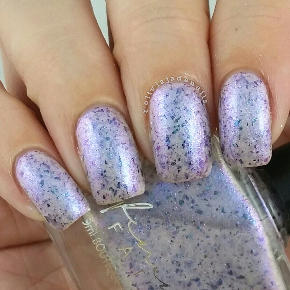 Femme Fatale Cosmetics Liquid Pearl swatched by Olivia Jade Nails