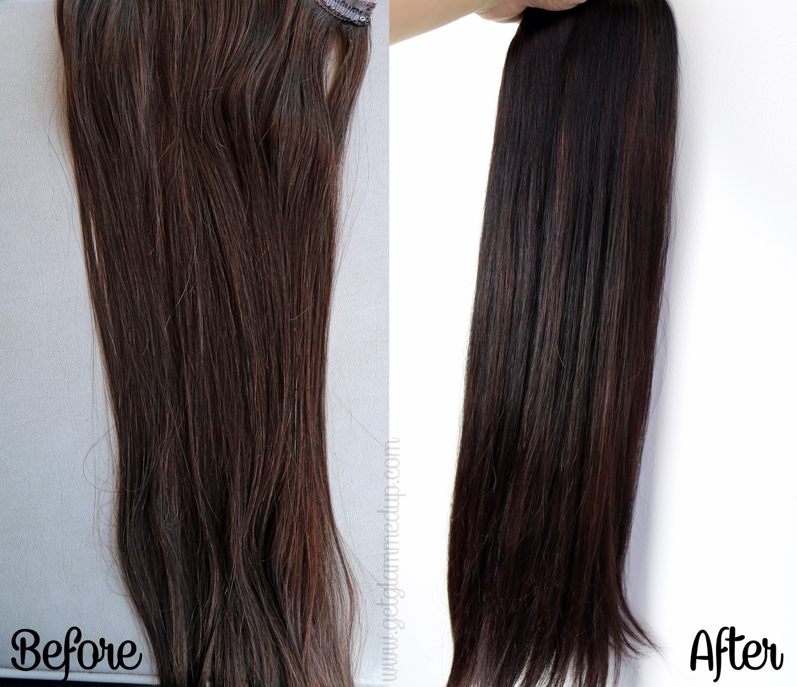 VIDEO My Fantasy Hair Review How to Care for and Clip In Hair Extensions GetGlammedUp