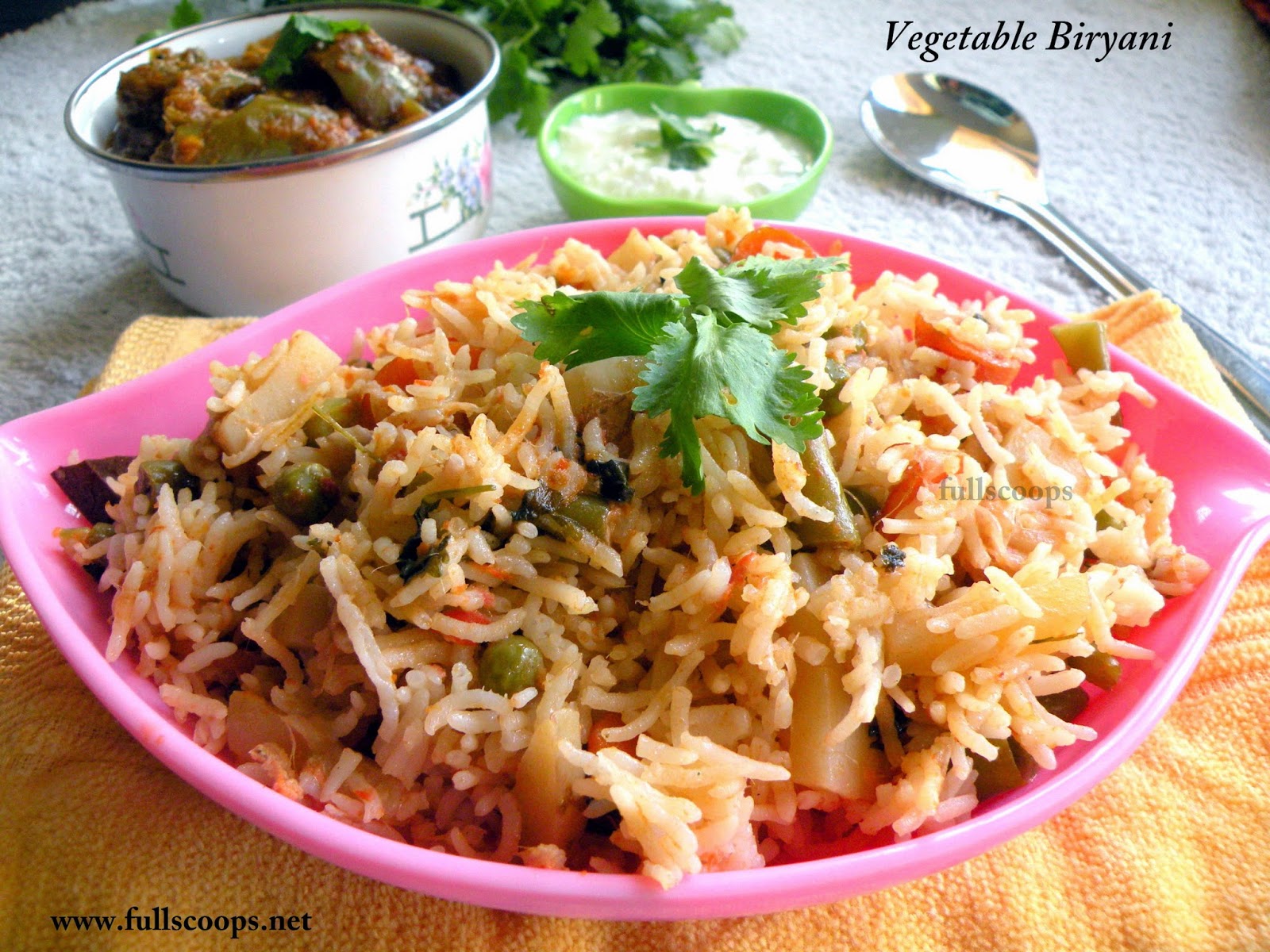 Vegetable Biryani Recipe ~ Full Scoops - A food blog with easy,simple